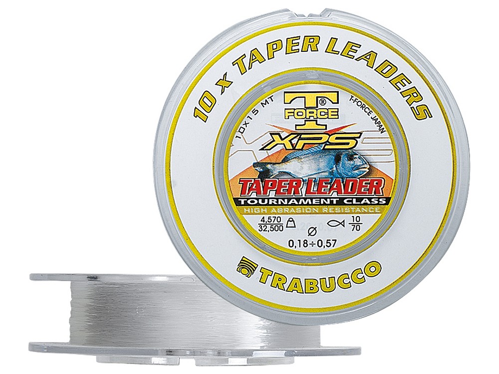 �Y�KA T-FORCE XPS TAPER LEADER 0,23-0,57mm - 10 X 15 M
