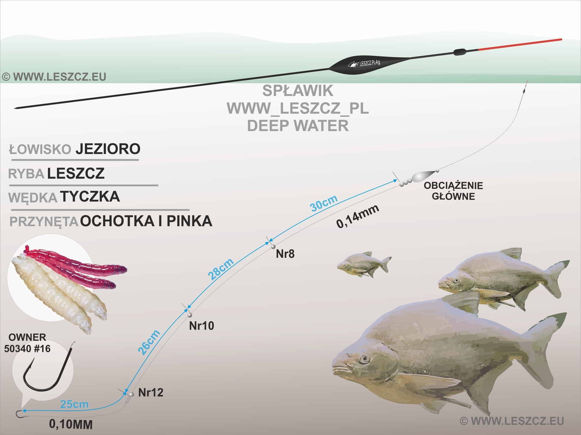 zestaw spławikowy - 