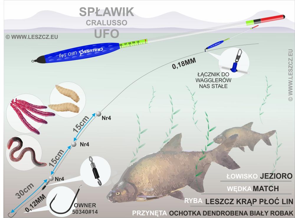 zestaw spławikowy - k.Śledziowy, Cedry Małe