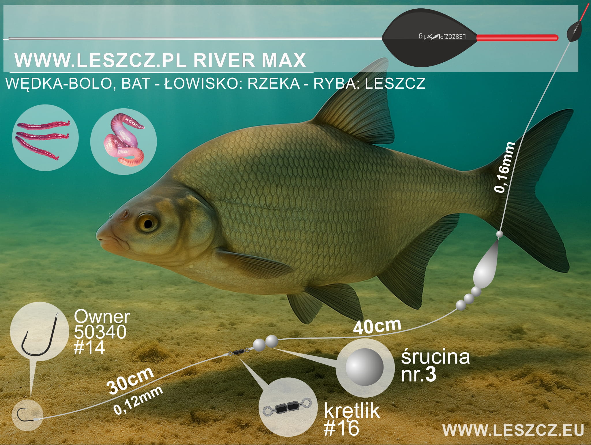 WWW.LESZCZ.PL ZESTAW 359 - RIVER MAX  - LESZCZ  ZIMA RZEKA