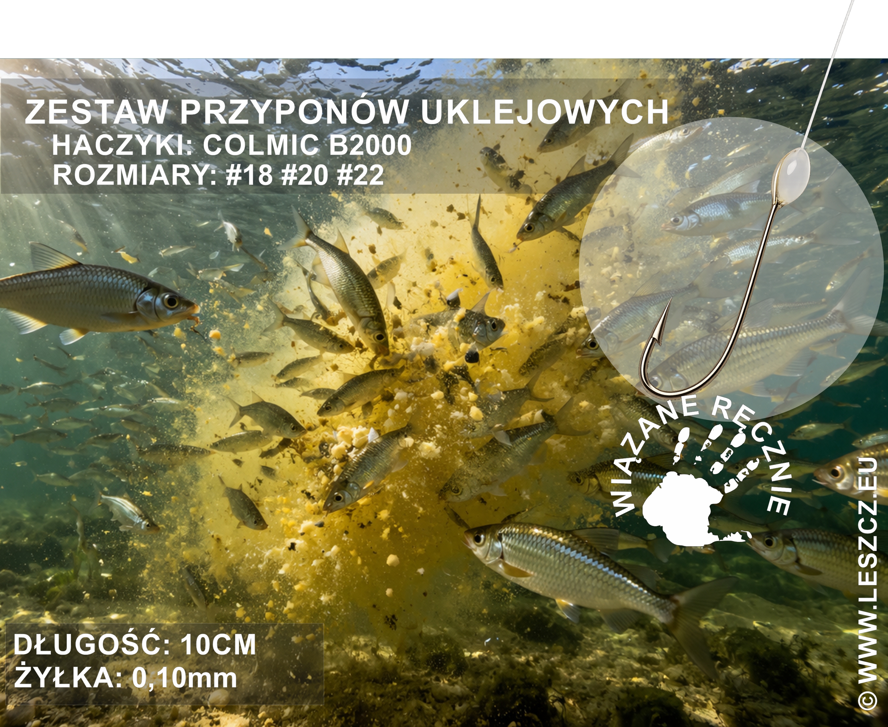 Zestaw przyponów - Ukleja - zawody