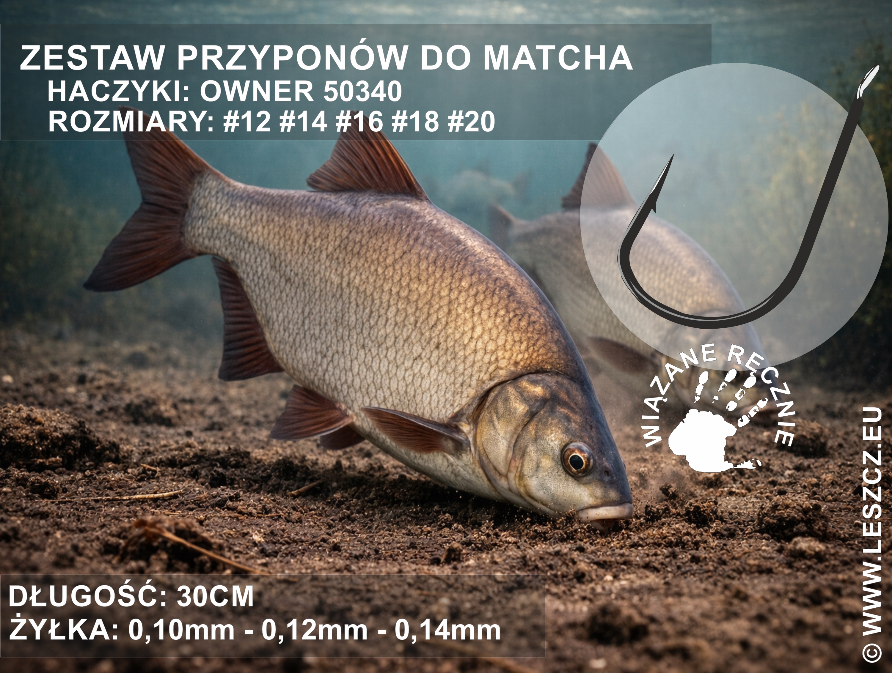 Zestaw przyponów 374 - Odległościówka 104szt