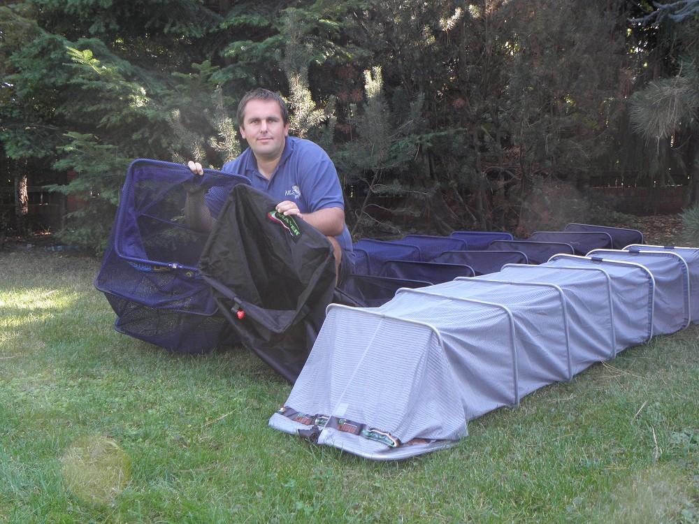 www.leszcz.pl - Siatki 4-metrowe. Siatka Maver Frame Carp Mesh Keepnet.