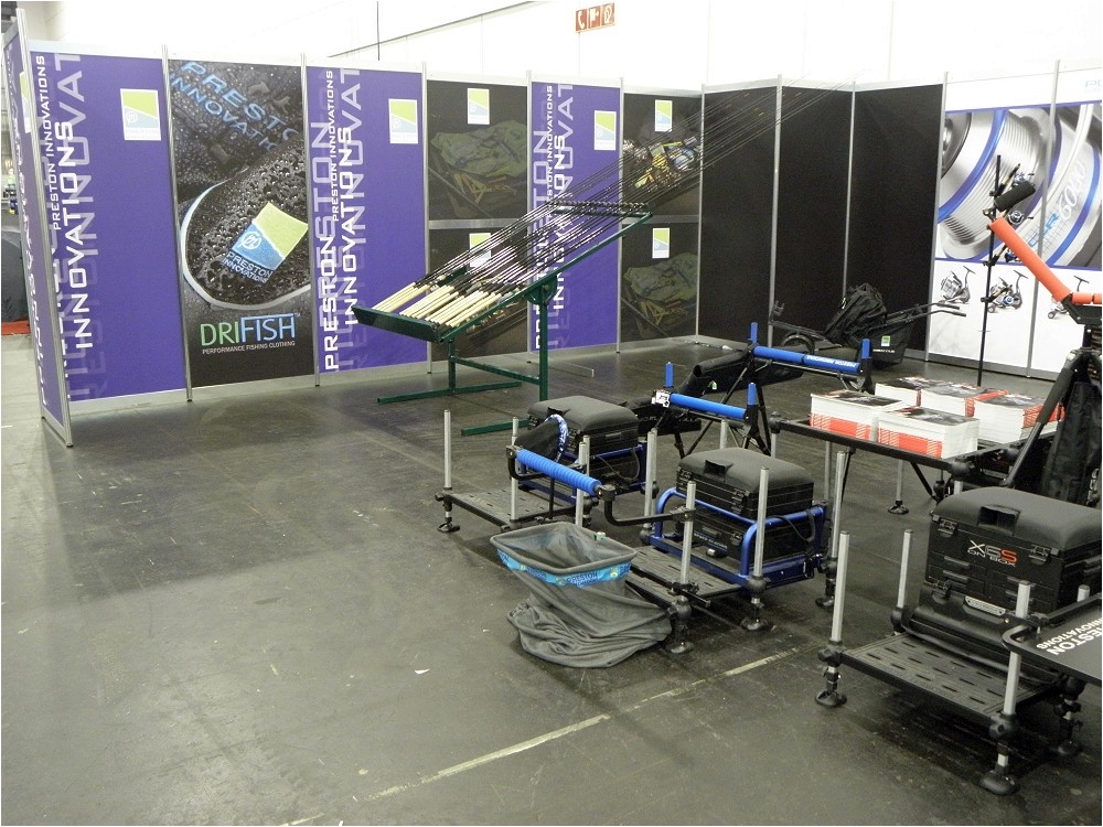 Targi wędkarskie Breme 2012. Preston Innovations.