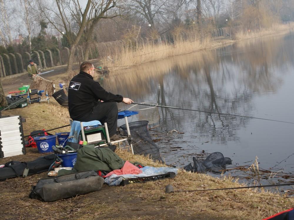 Sprzęt wędkarski. Łowienie batem - stanowisko.