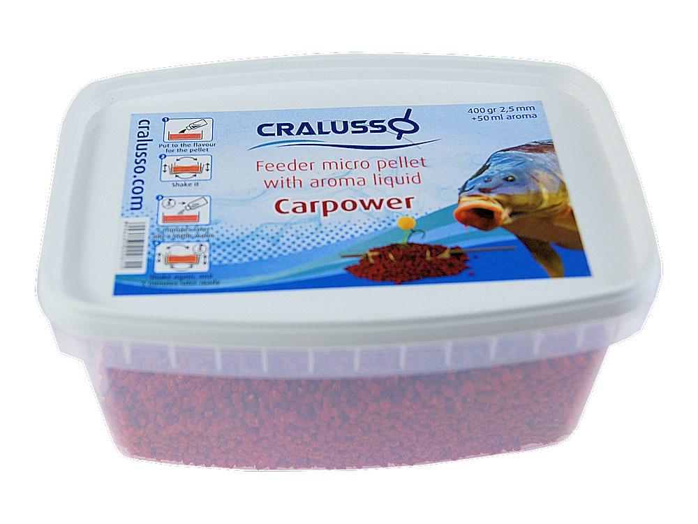 CRALUSSO Mikropellet PowerCarp 2,5mm 400g z atraktorem