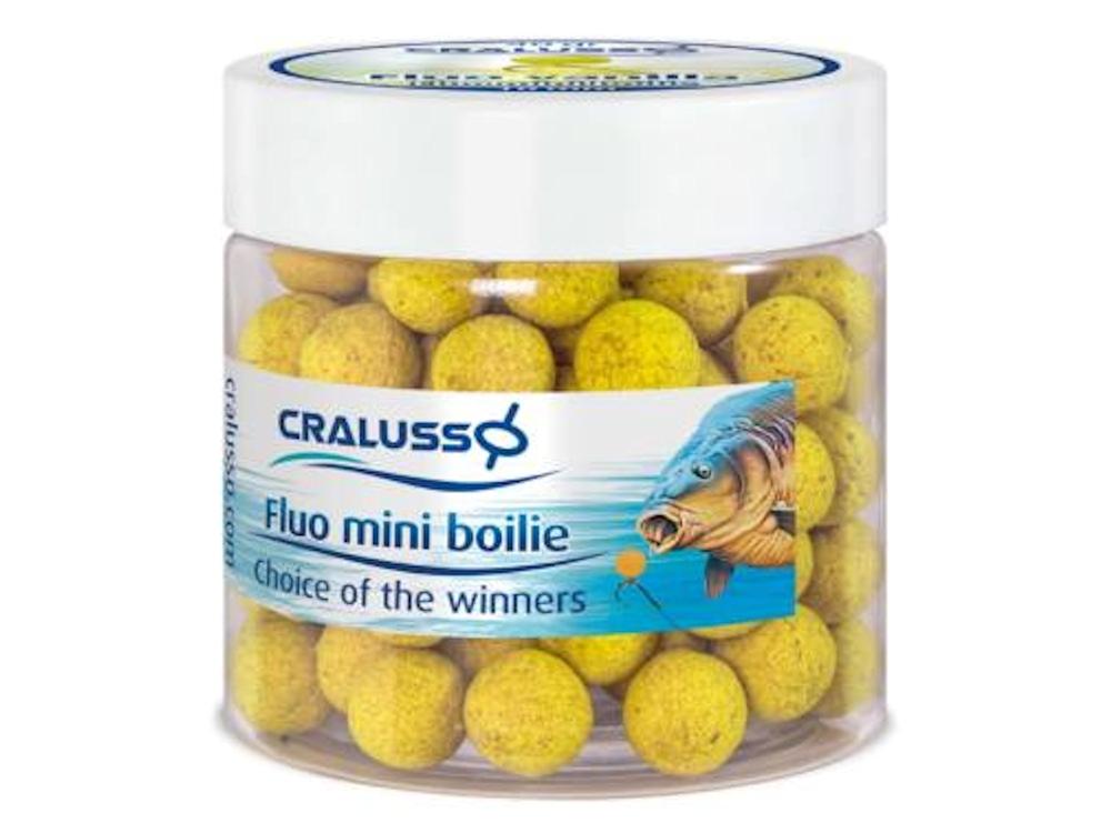 Cralusso Fluo mini boilies 12mm 40g Wanilia