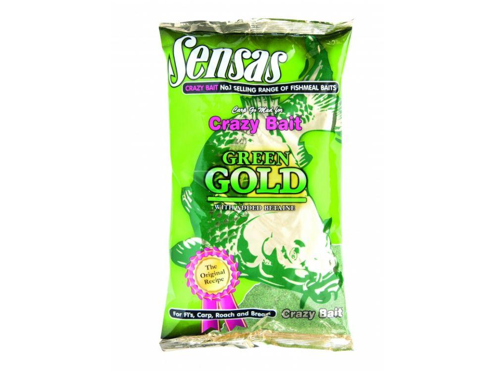 Sensas SENSAS ZANĘTA CRAZY BAIT GREEN GOLD 1KG