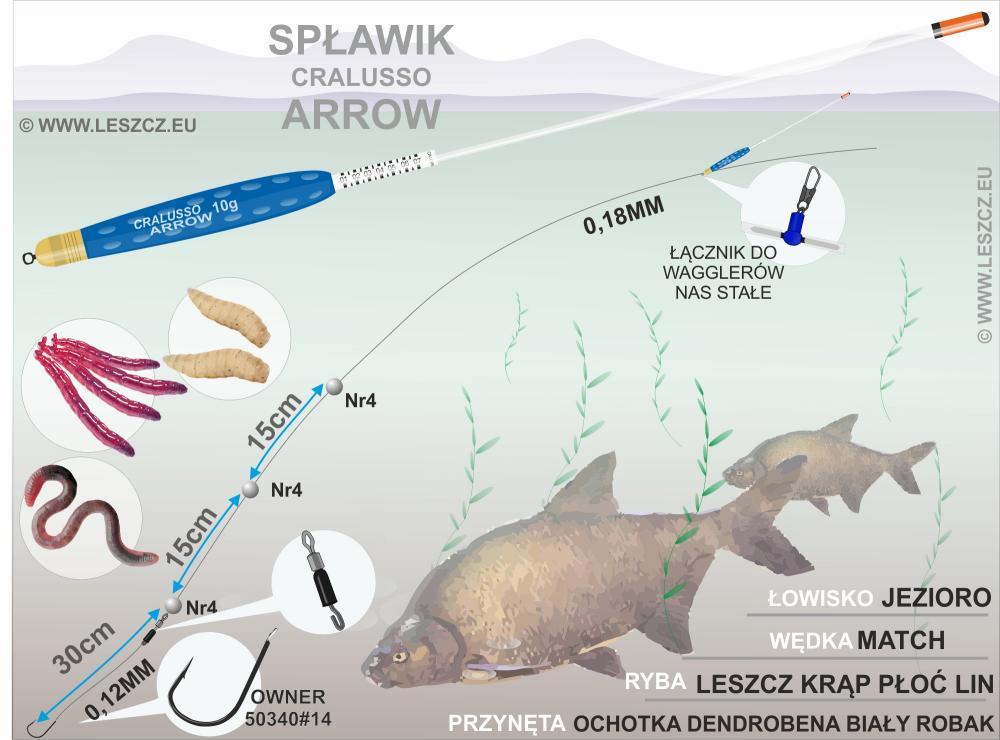 CRALUSSO CRALUSSO ZESTAW - SPŁAWIK ARROW