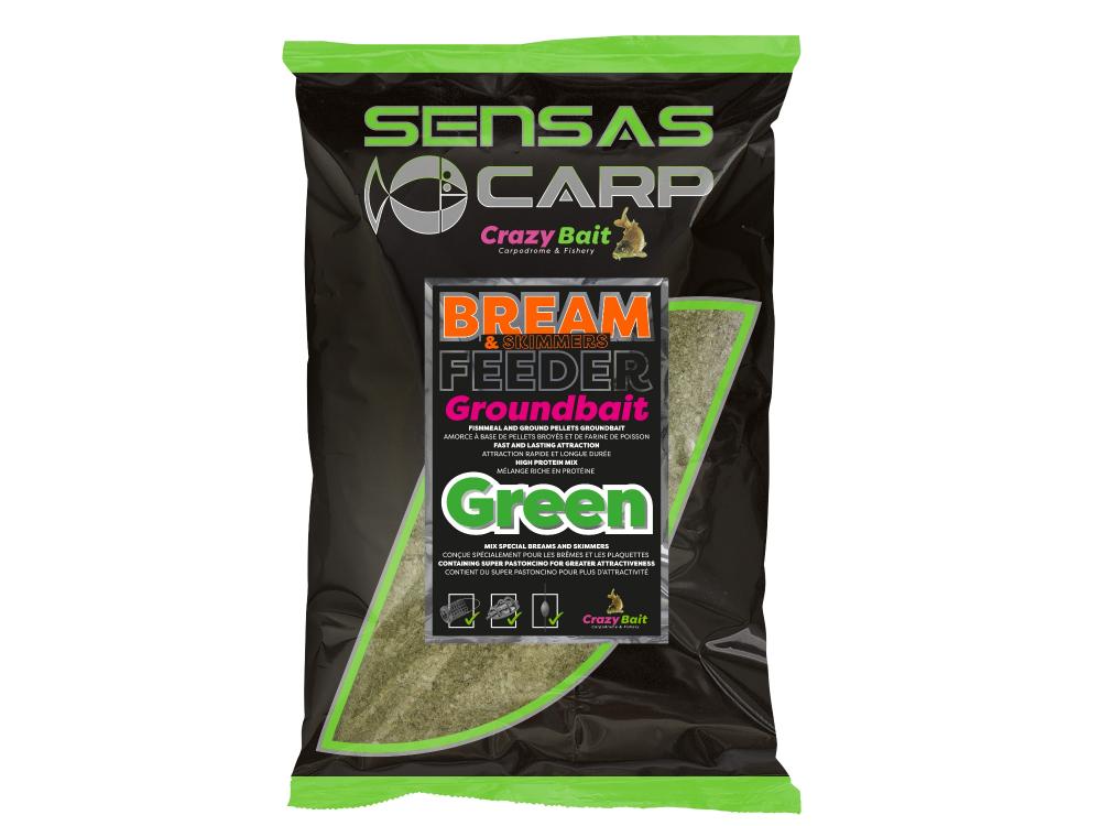 Sensas ZANĘTA UK BREAM FEEDER GREEN 2KG        
