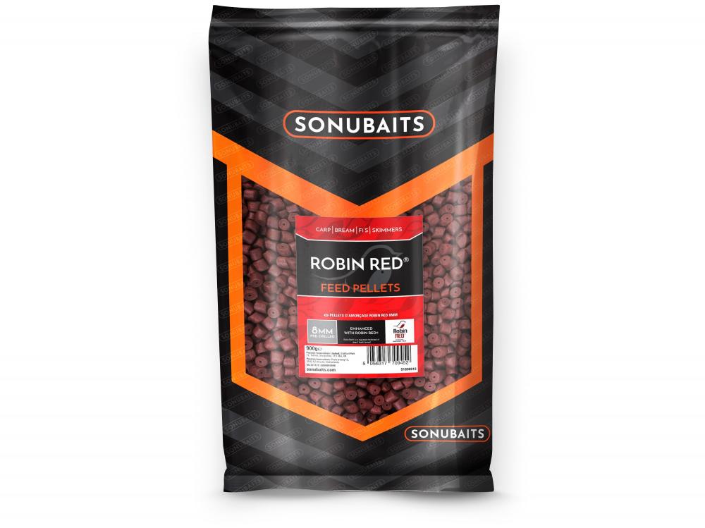 SonuBaits Sonubaits ROBIN RED FEED (DRILLED) 8MM
