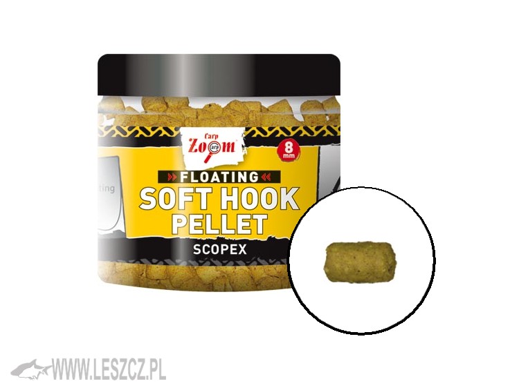 CARP ZOOM PELLET HACZYKOWY SOFT BANAN-KONOPIE Pływający  8mm