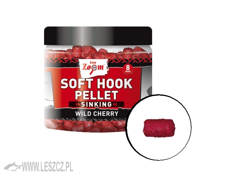 CARP ZOOM PELLET HACZYKOWY SOFT CZEREŚNIA Tonący  8mm