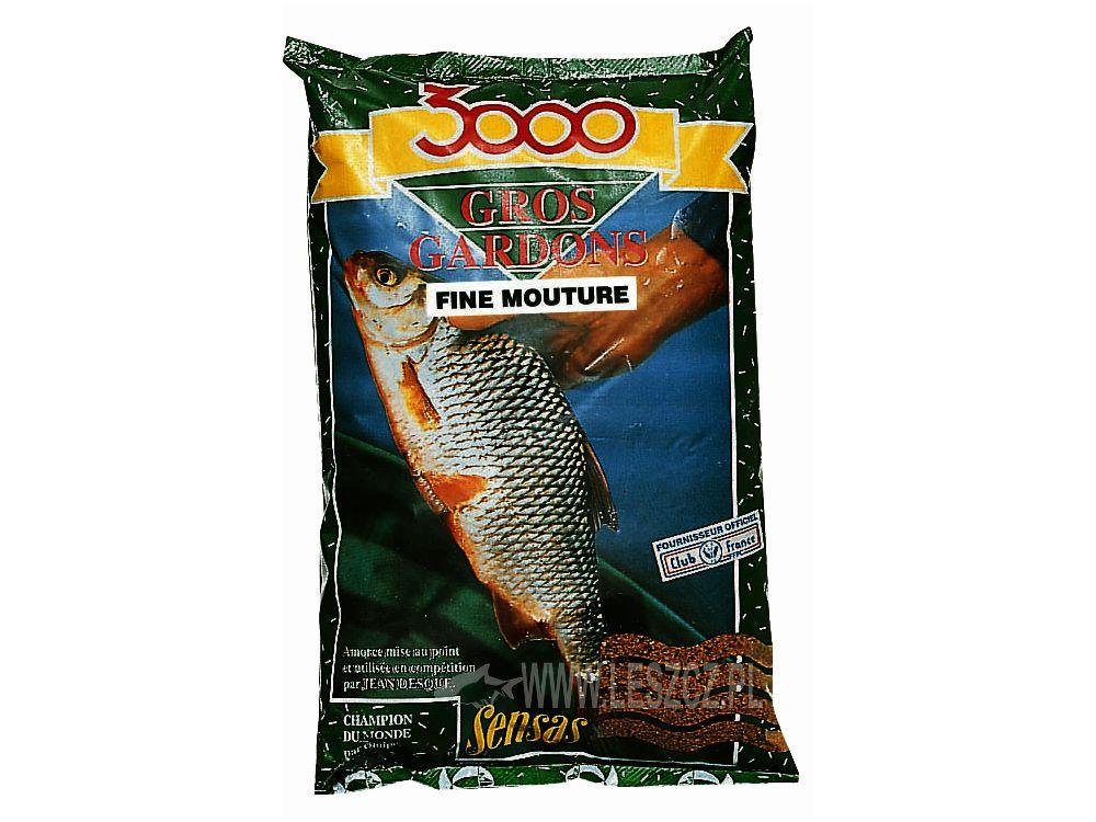 Sensas 3000 Gros Gardons Fine Mouture 1kg